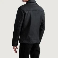 Inferno Matte Black Leather Jacket