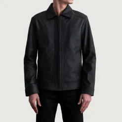 Inferno Matte Black Leather Jacket
