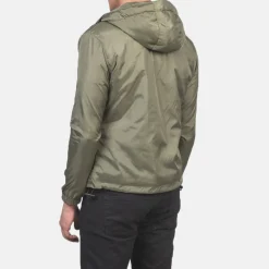Jimmy Green Hooded Windbreaker Jacket
