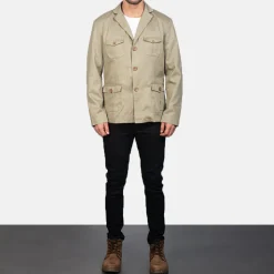 Kajetan Beige Safari Jacket