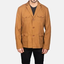 Kajetan Khaki Safari Jacket