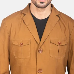 Kajetan Khaki Safari Jacket