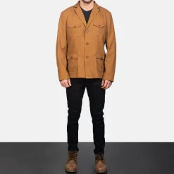 Kajetan Khaki Safari Jacket