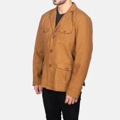 Kajetan Khaki Safari Jacket