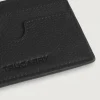 Karl Black Leather Card Holder