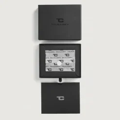 Karl Black Leather Card Holder