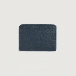 Karl Blue Leather Card Holder