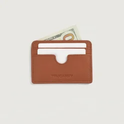 Karl Brown Leather Card Holder