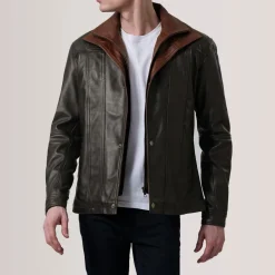 Klen Brown Classic Jacket