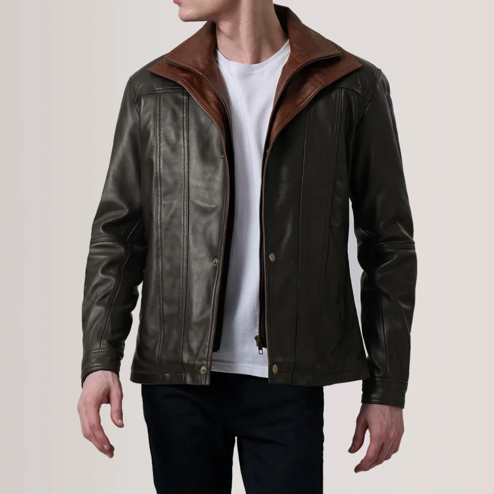Klen Brown Classic Jacket