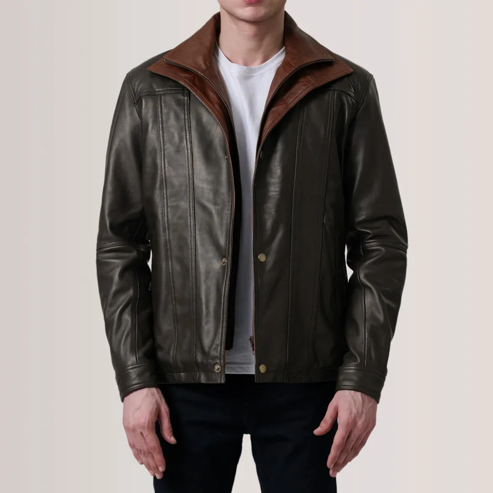 Klen Brown Classic Jacket