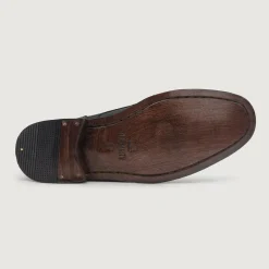 Knight Derby Black Nubuck Leather Boots