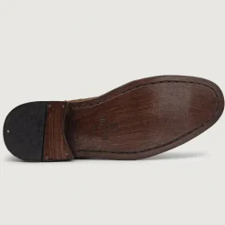 Knight Derby Brown Suede Leather Boots