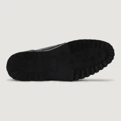 Knight Derby Matte Black Pullup Leather Boots - TerraGrip