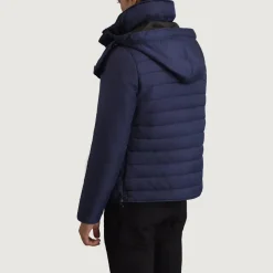 Malcolm Blue Hooded Puffer Jacket