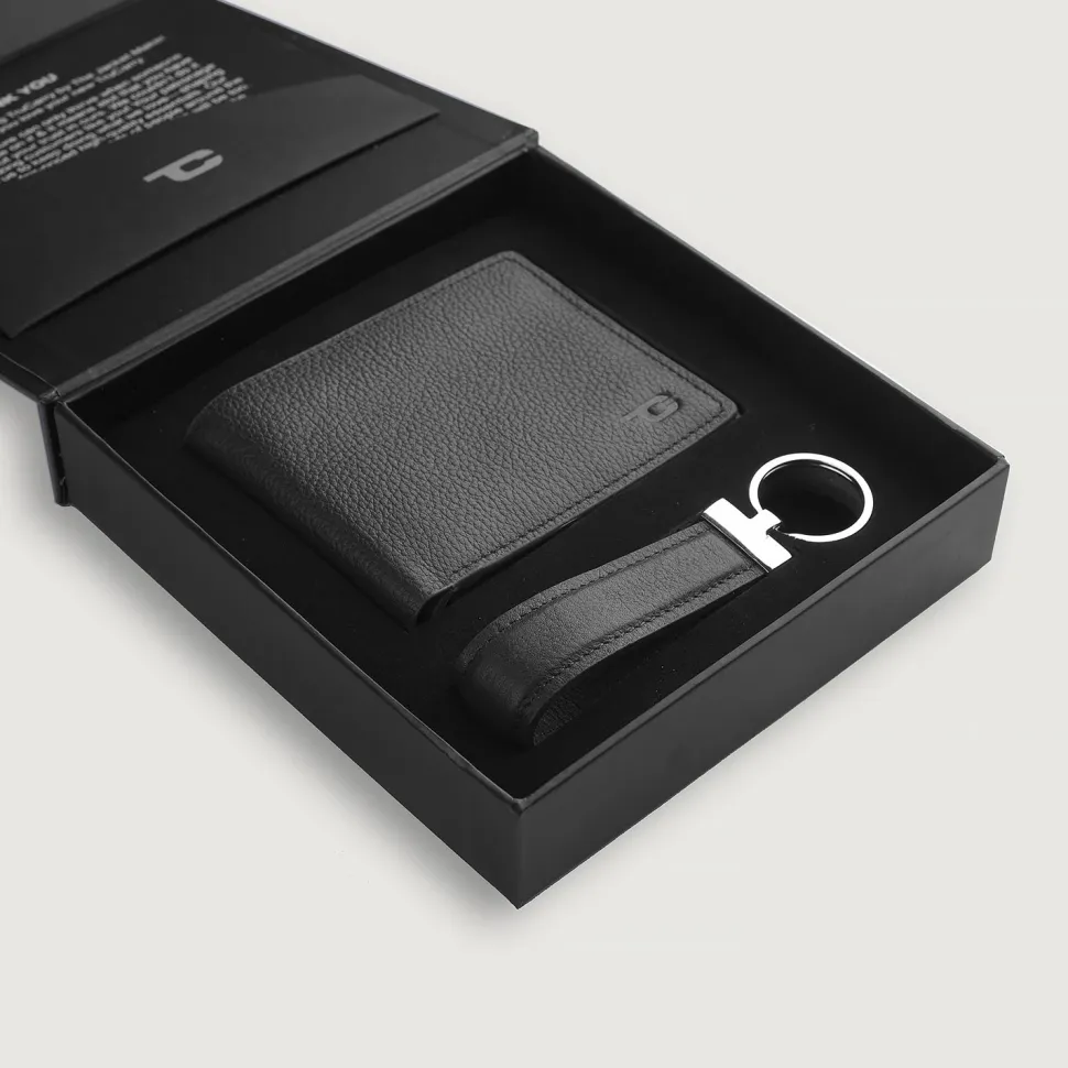 Marvin Black Leather Gift Set