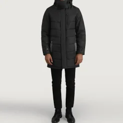 Moore Black Hooded Parka