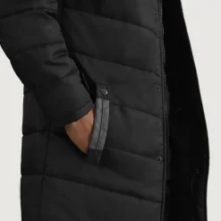 Moore Black Hooded Parka
