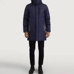Moore Blue Hooded Parka