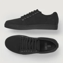 Murphy Low Top Black Nubuck Sneakers
