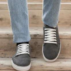 Murphy Low Top Grey Suede Leather Sneakers