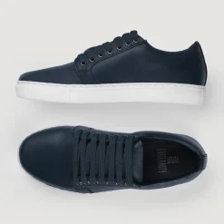 Murphy Low Top Midnight Blue Leather Sneakers