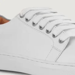 Murphy Low Top White Leather Sneakers