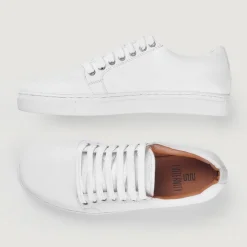 Murphy Low Top White Leather Sneakers