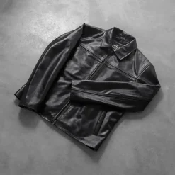 Mystical Black Leather Jacket