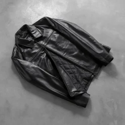 Mystical Black Leather Jacket