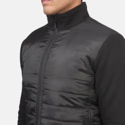 Nashville Quilted Black Windbreaker Jacket
