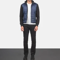 Nashville Quilted Blue Windbreaker Jacket