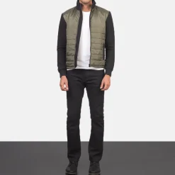 Nashville Quilted Green Windbreaker Jacket