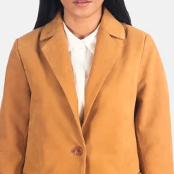 Norma Brown Nubuck Blazer