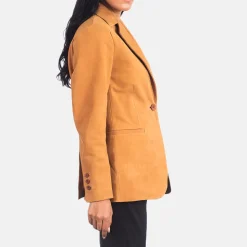 Norma Brown Nubuck Blazer