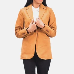 Norma Brown Nubuck Blazer