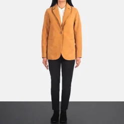 Norma Brown Nubuck Blazer