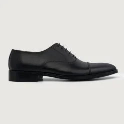 Professor Oxford Black Leather Shoes