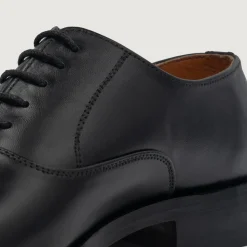 Professor Oxford Black Leather Shoes