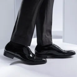 Professor Oxford Black Patent Leather Shoes