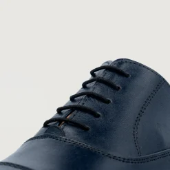 Professor Oxford Midnight Blue Leather Shoes