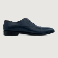 Professor Oxford Midnight Blue Leather Shoes