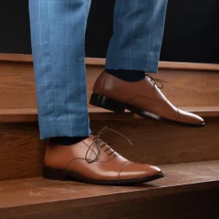 Professor Oxford Tan Leather Shoes