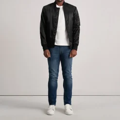 Quinton MA-1 Black Bomber Jacket
