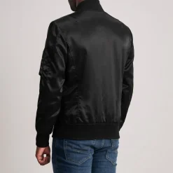 Quinton MA-1 Black Bomber Jacket