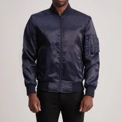 Quinton MA-1 Blue Bomber Jacket