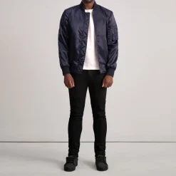 Quinton MA-1 Blue Bomber Jacket