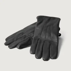 Ralph Black Leather Dress Gloves