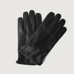 Ralph Black Leather Dress Gloves