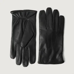 Ralph Black Leather Dress Gloves